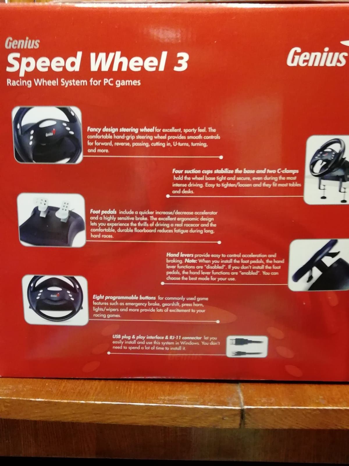 Игровой руль Genius Speed Wheel 3