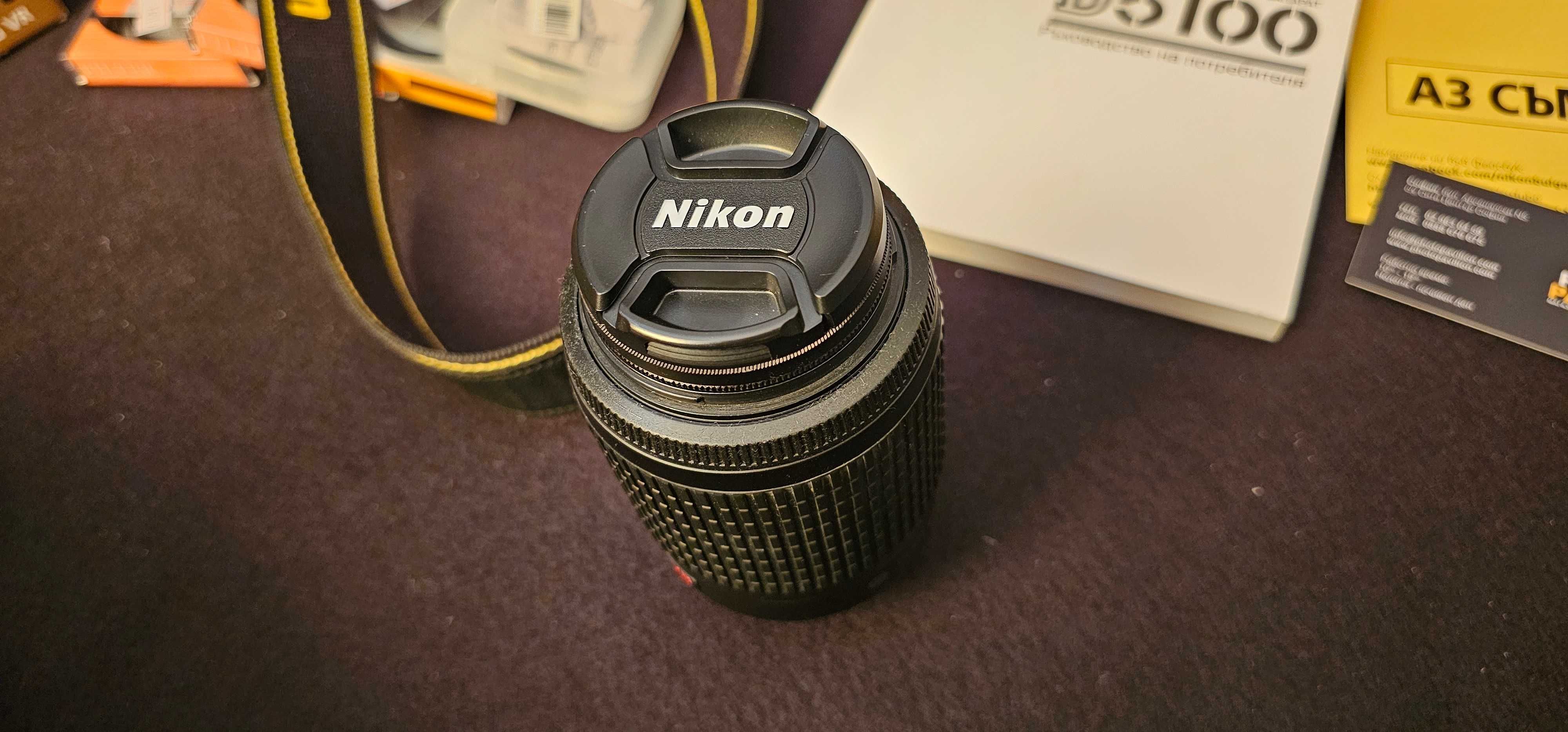 Фотоапарат Nikon D5100 заедно с 3 обектива и пълен комплект аксесоари