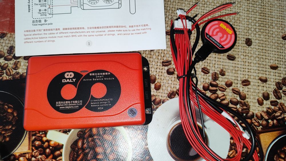 DALY BMS Bluetooth 1А, 7S, 24 V - балансьор за зареждане на батерии.