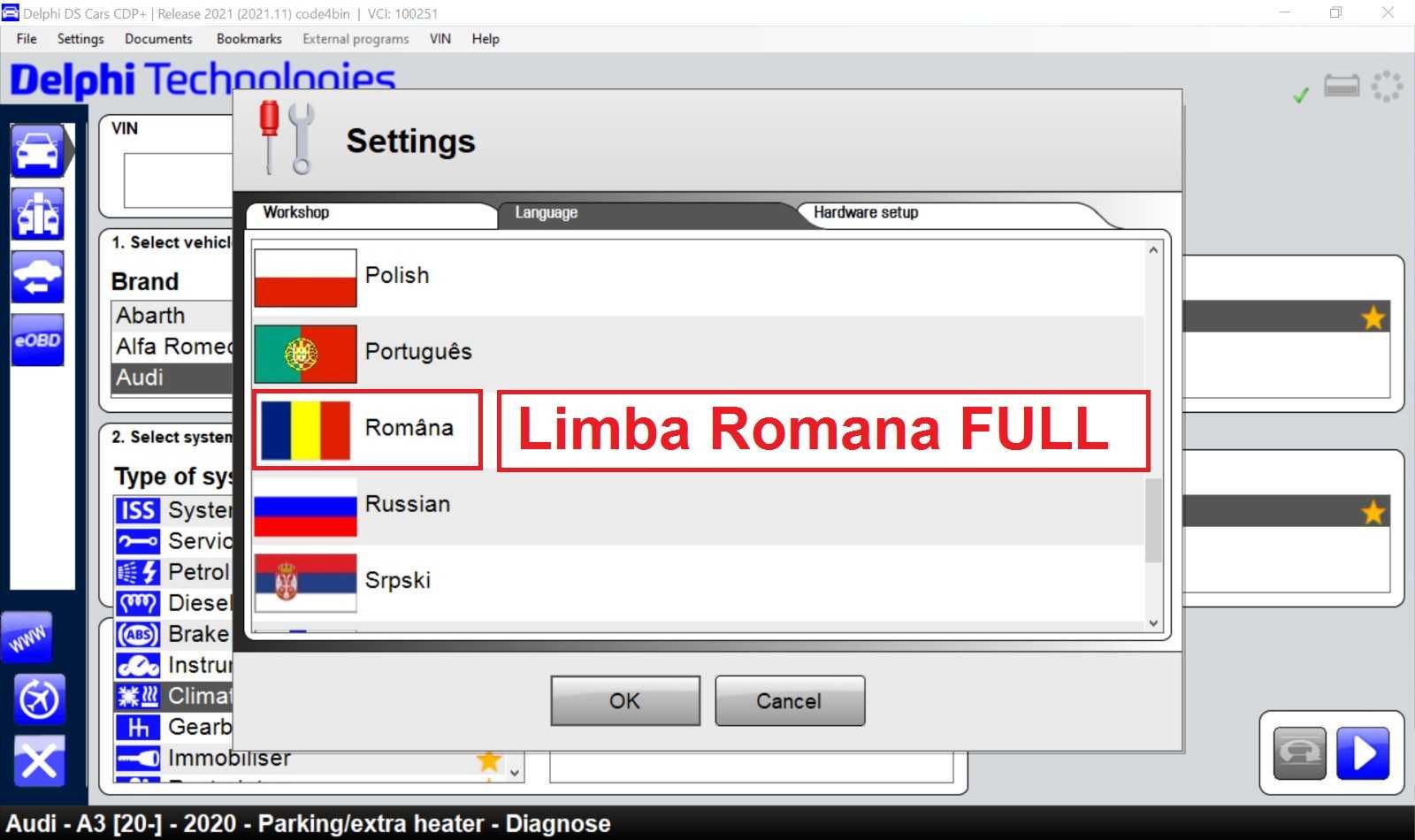 Tester Auto Turisme+Camioane DUAL Launch/Delphi+Tableta PANASONIC FZG1