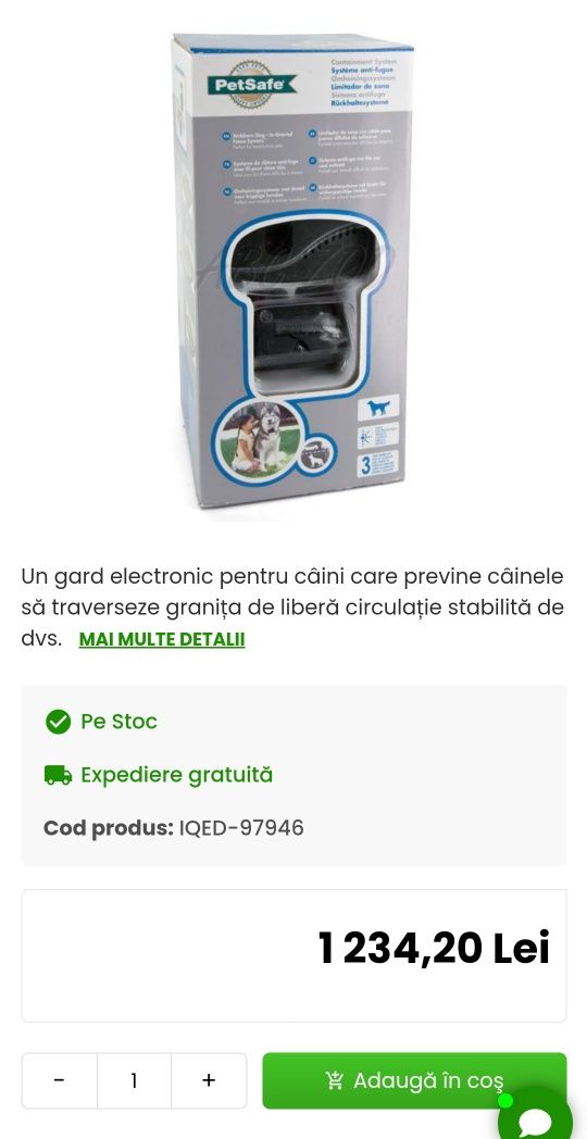 Gard electric pentru caini, Gard unde radio, Gard perimetru - PetSafe