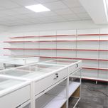 Прилавок витрина стеклянная из профиля оборудование для магазина alvp