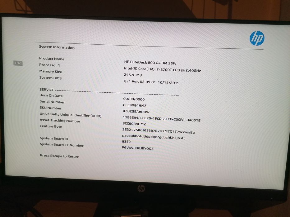 HP EliteDesk 800 G4 DM 35W MiniPC