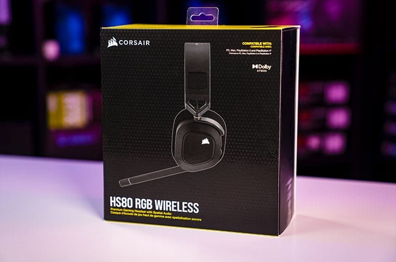 Новые наушники Corsair HS80 RGB Wireless (Беспроводные)