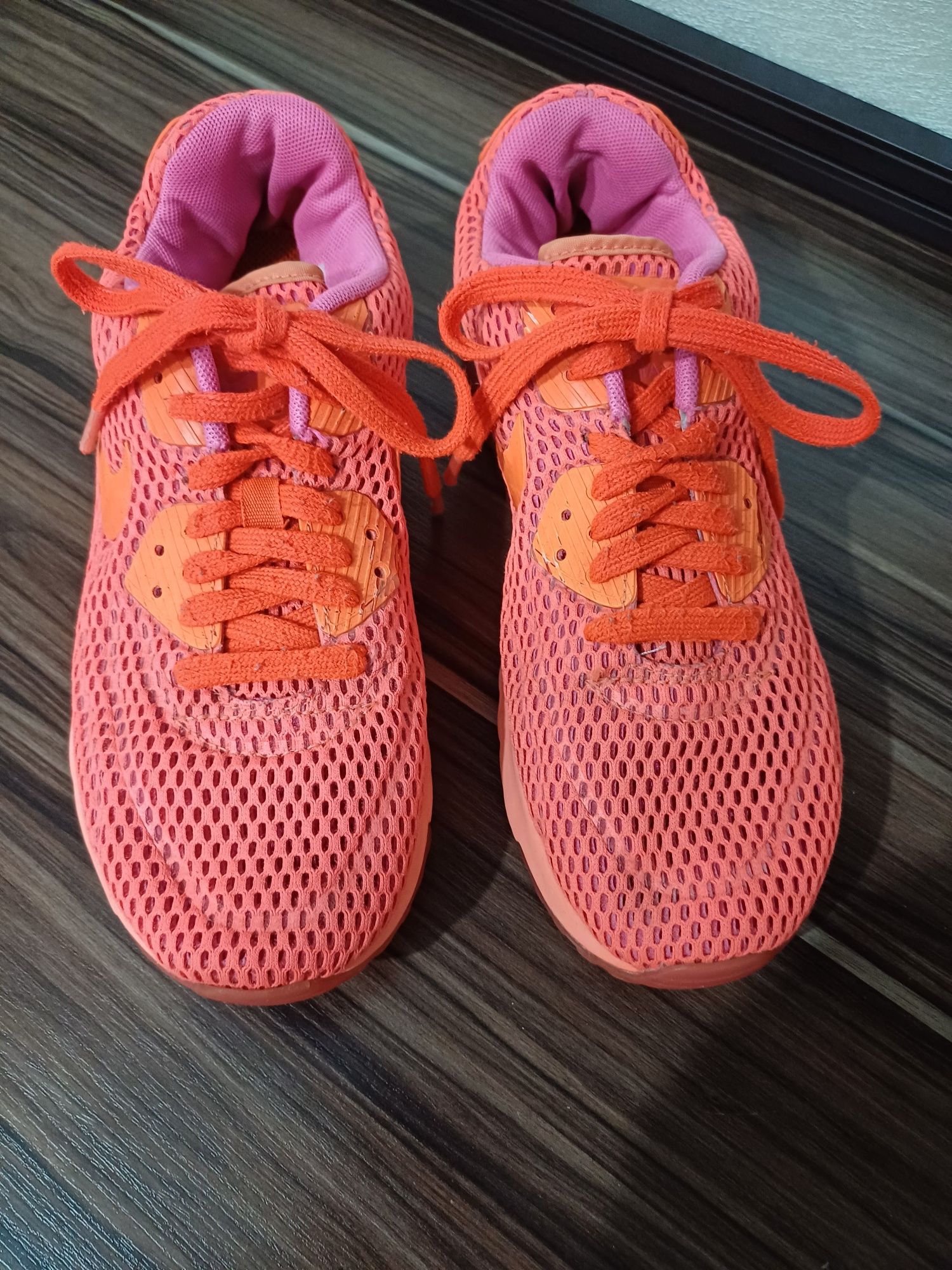 Дамски цветни маратонки Nike air max  neon