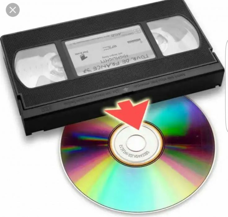 оцифровка (перезапись) с видеокассет на DVD флешки