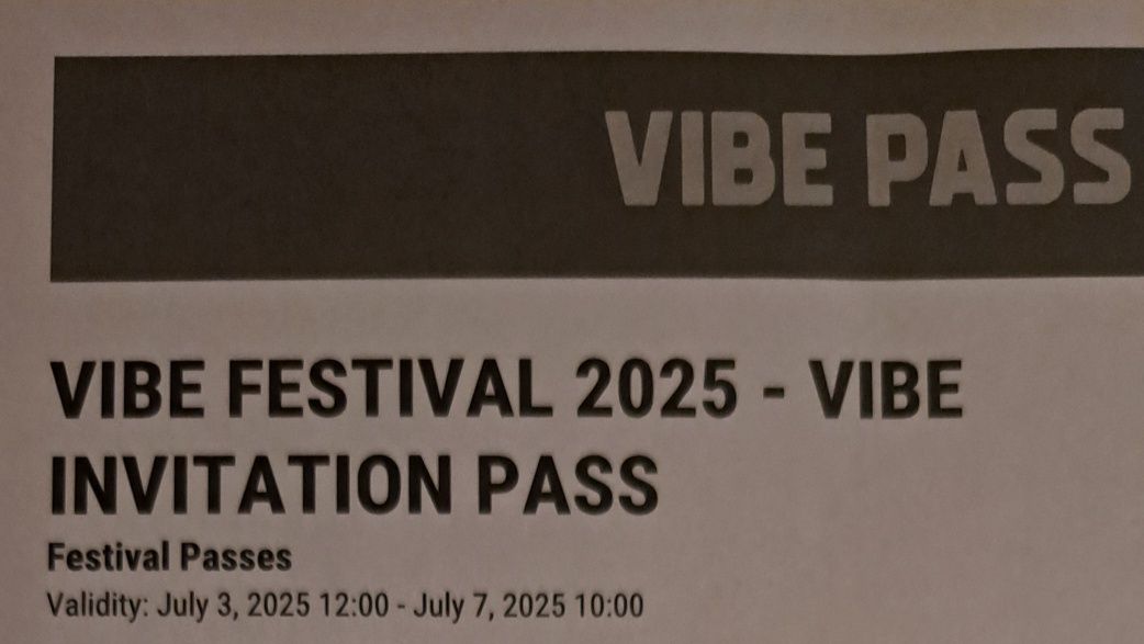 Vibe Festival Pass