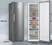 Вертикальный морозильник Midea модель MDRU385FZF46 на 272 л