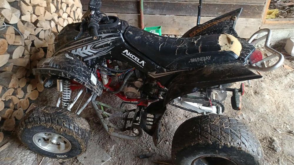 Atv 250cc 4t  atv porneste  dar nu pleaca  de pe loc