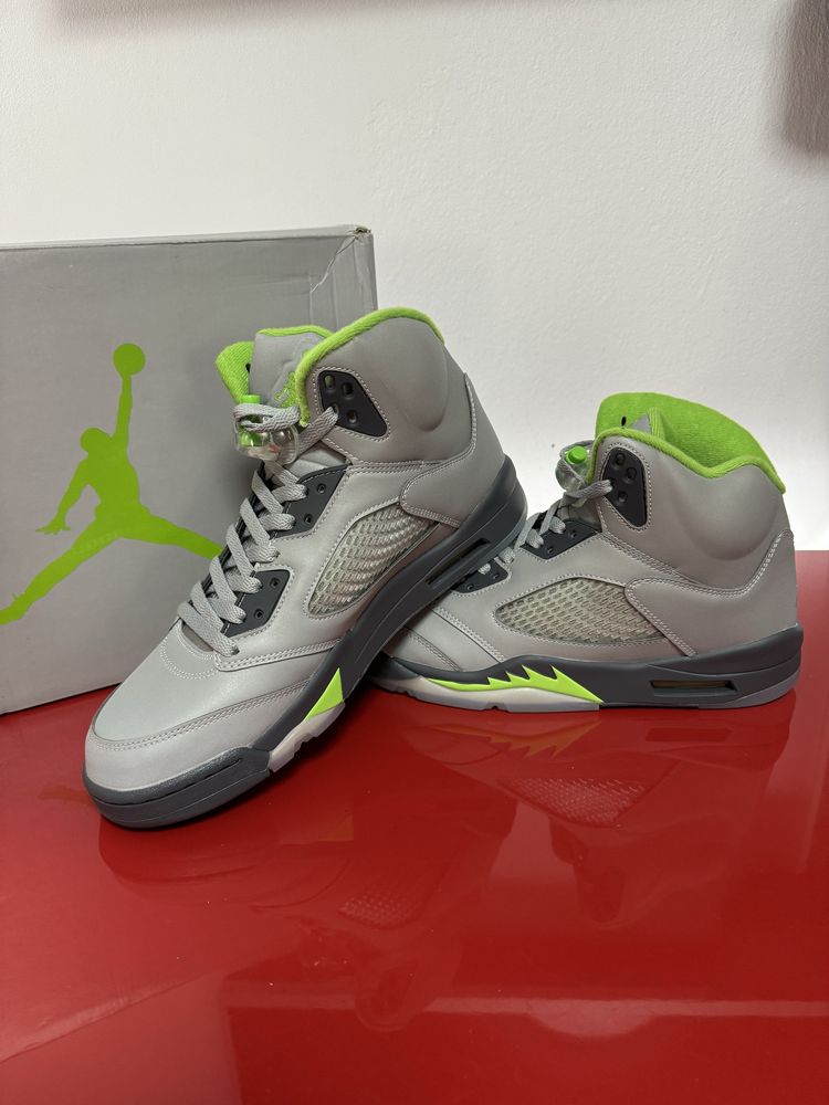 Air Jordan 5 Retro Green Bean REFLECTORIZANȚI + CADOU