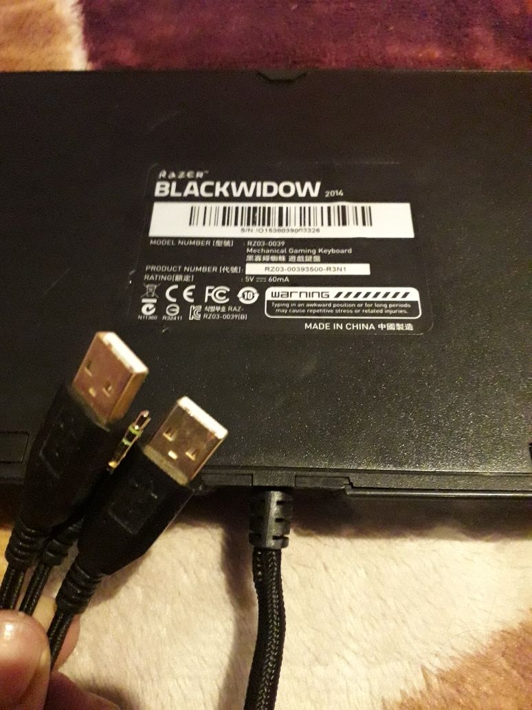 Tastatura Razer Mecanica Blackwidow Chroma 2 / Razer Blackwidow Ultima