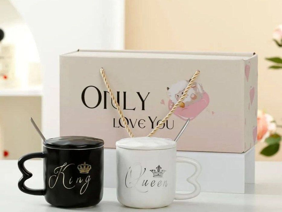 Парные набор кружек для чая и кофе, по 400 мл