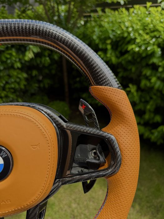 Volan BMW G facelift M carbon alcantara padele G20 G30 G80 M2 M3 M4 X6
