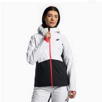 Jachetă de schi pentru femei 4F alb