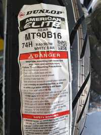 MT90B16(130/90-16) Dunlop American Elite, бял кант нова гума