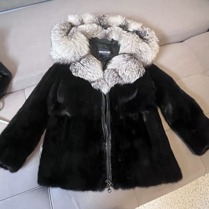 Норковая шуба / чернобурка