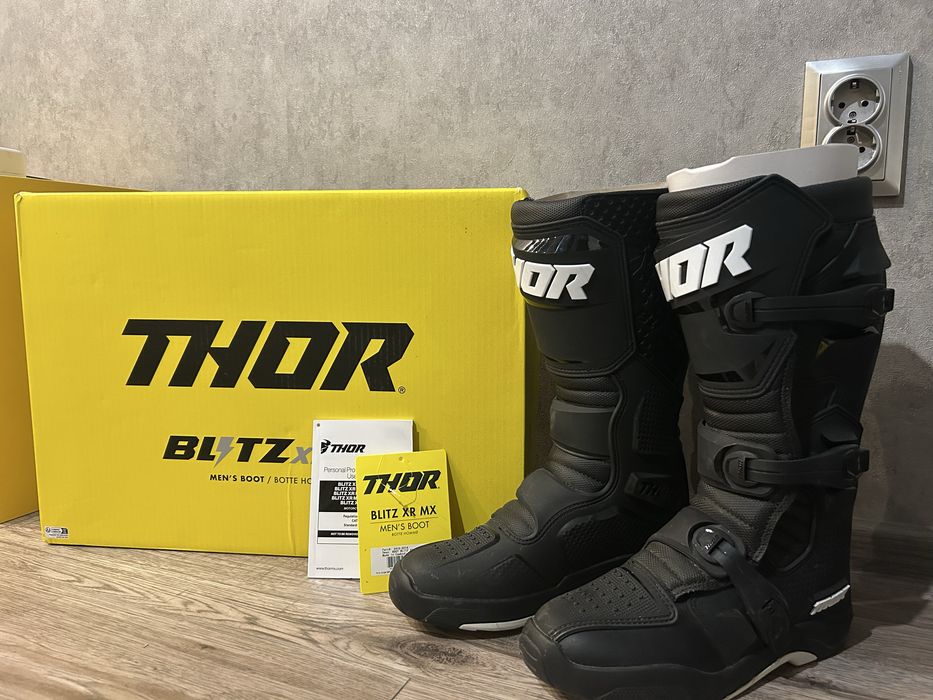 Мотокрос ботуши THOR BLITZ XR BLACK-42 номер