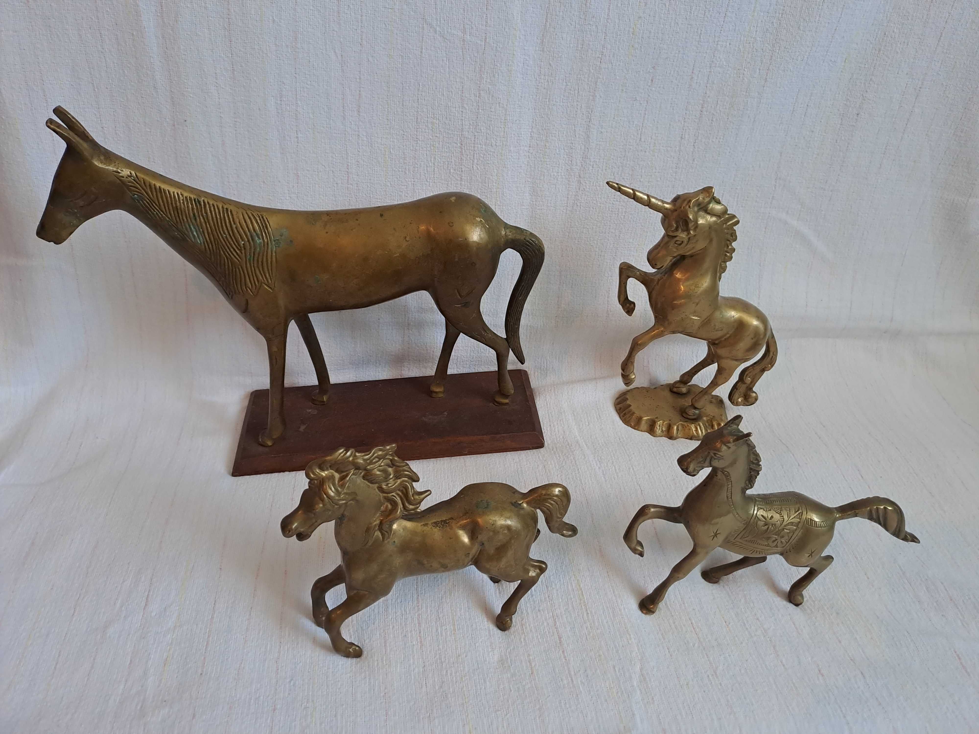 statueta figurina cal bronz cadou