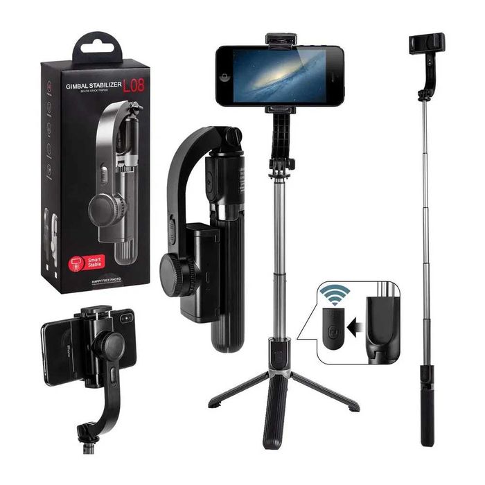 Стабилизатор Gimbal Stabilizer L08 монопод для телефона