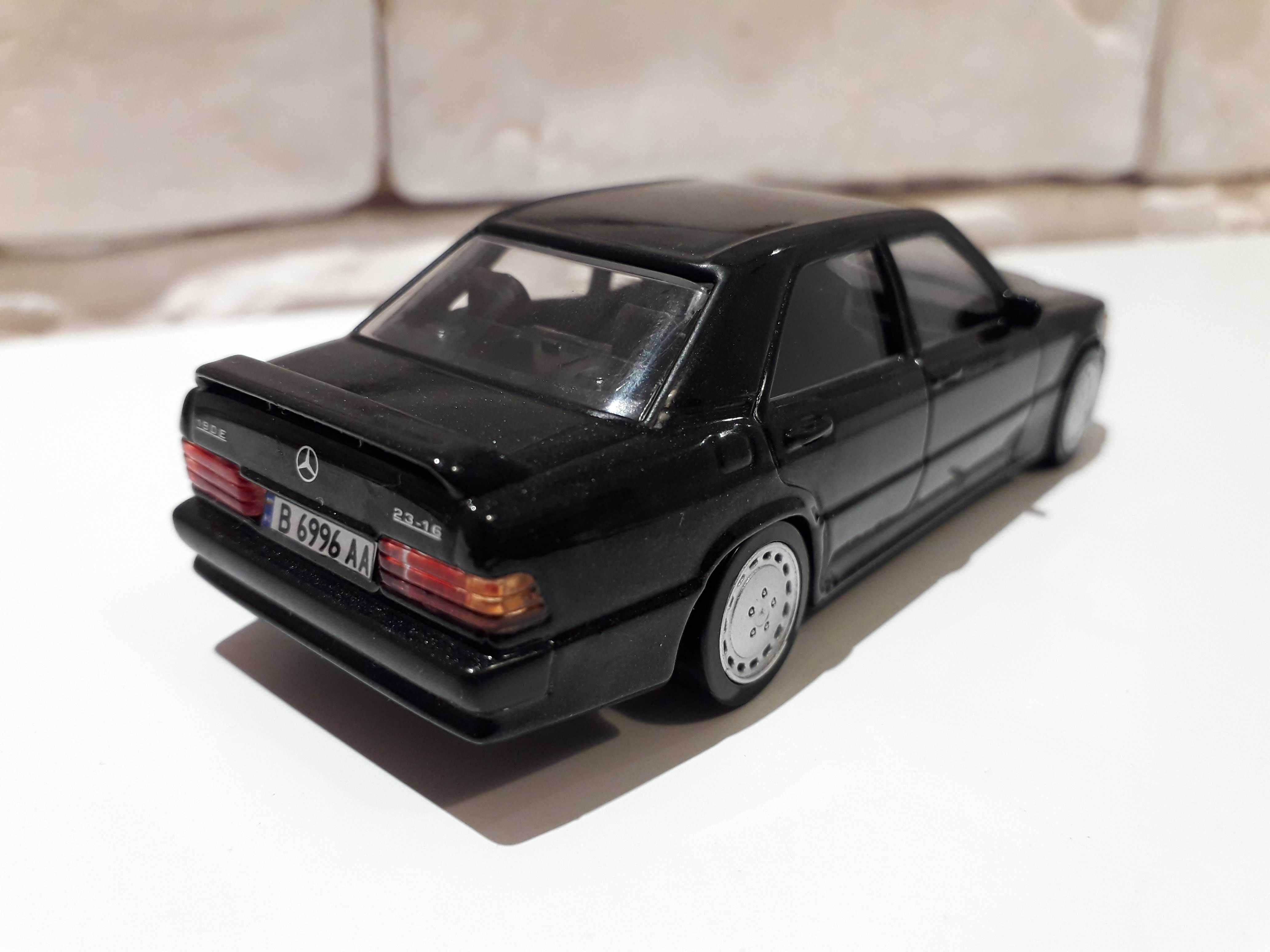 1:43 Mercedes-Benz 190 - с рег. номер по избор - за колекция и подарък