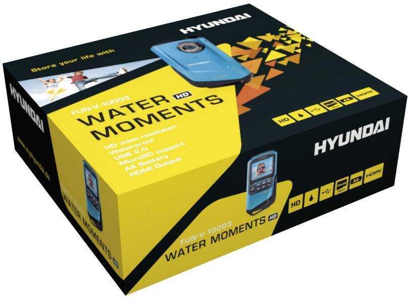 Водоустойчива екшън HD камера Hyundai Action cam Water Moments