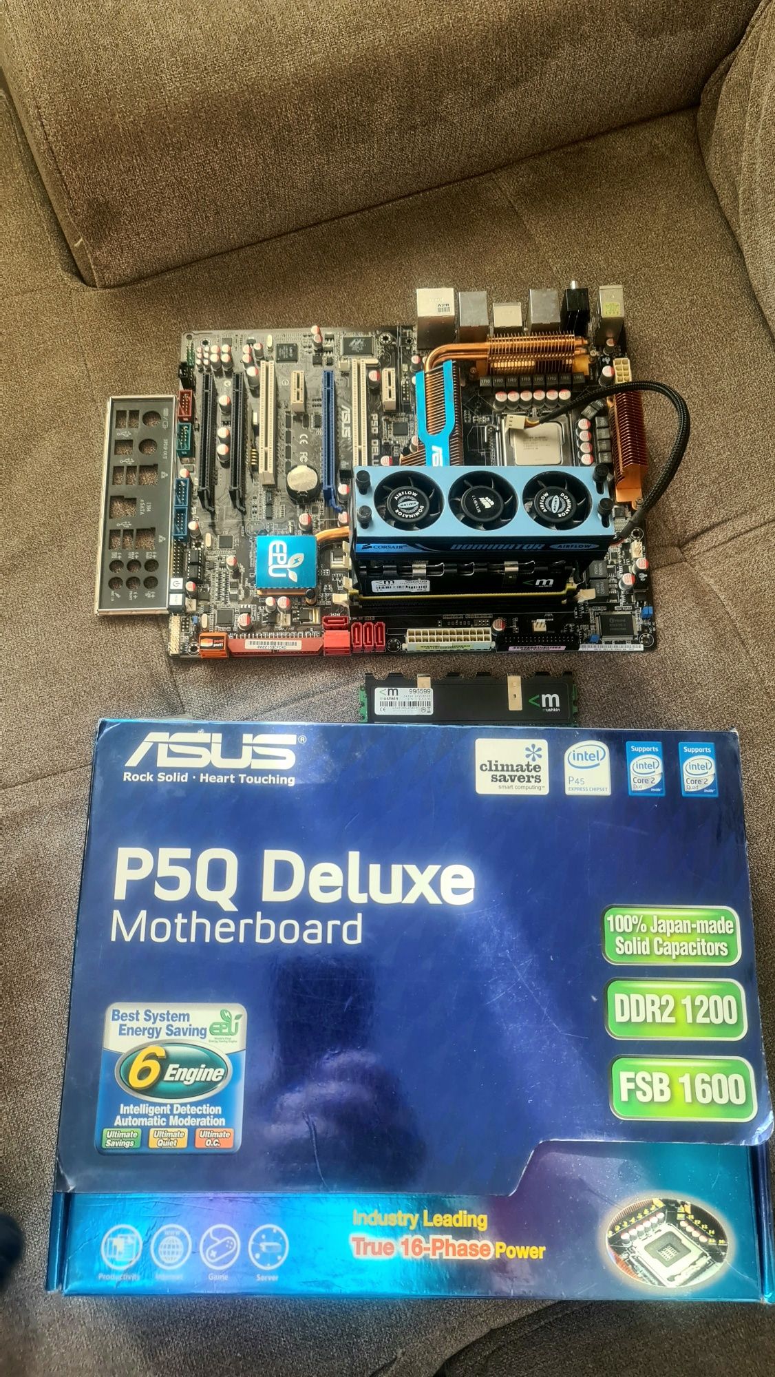 комплект ASUS P5Q Deluxe