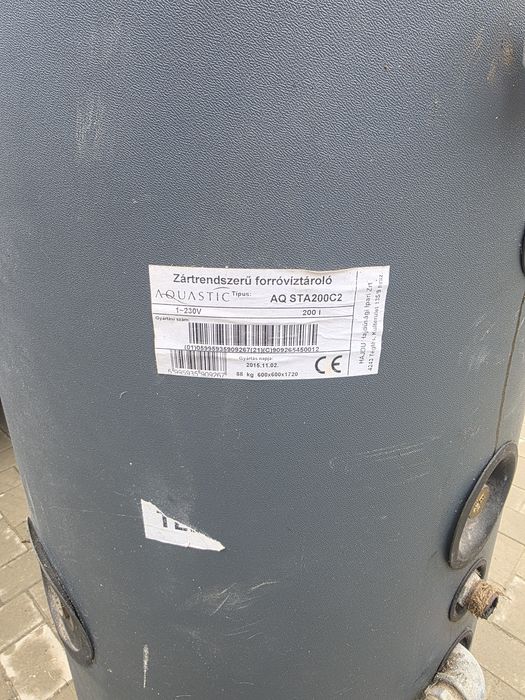 Boiler 200L cu două serpentine