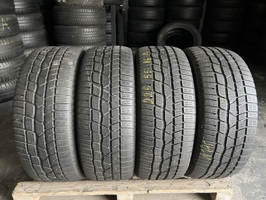 4 anvelope de iarna 225/55/16 Continental 5.7-6.3 mm!