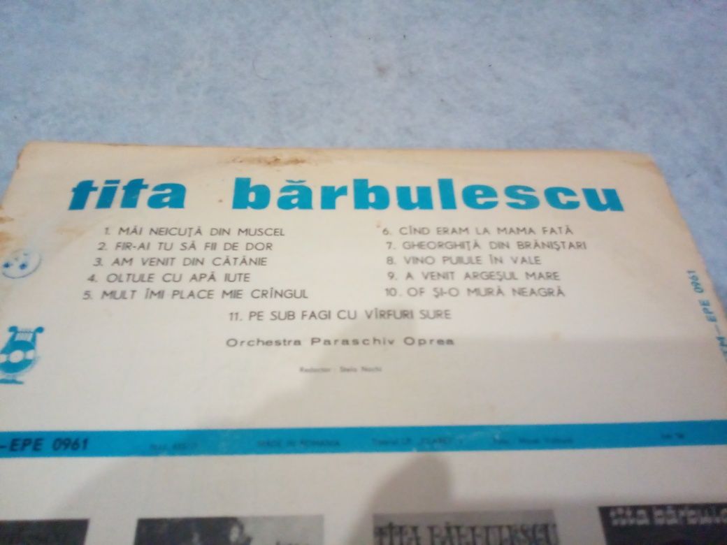 Vinil Tita Barbulescu