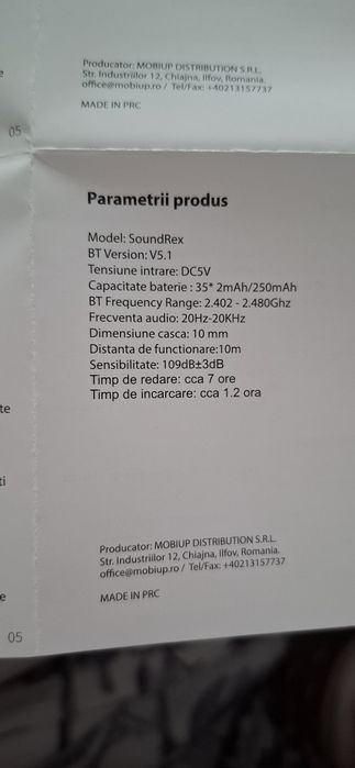 Casti wireless Cellara Soundrex