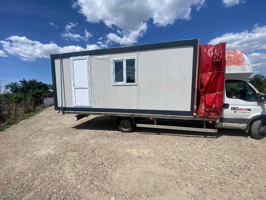 Container modular birou, șantier de construcții,spații de depozitare