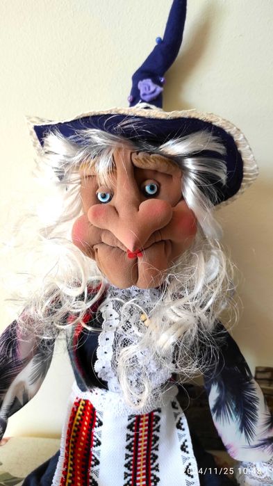 Кукла Баба Яга. 80 см.Ръчно изработена кукла.