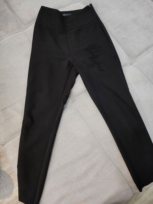 Черен панталон с висока талия Caramella fashion