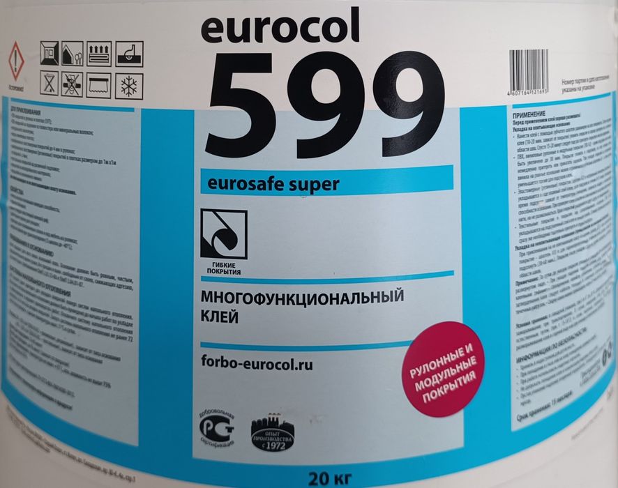 Клей Forbo Eurocol 599 для напольных покрытий