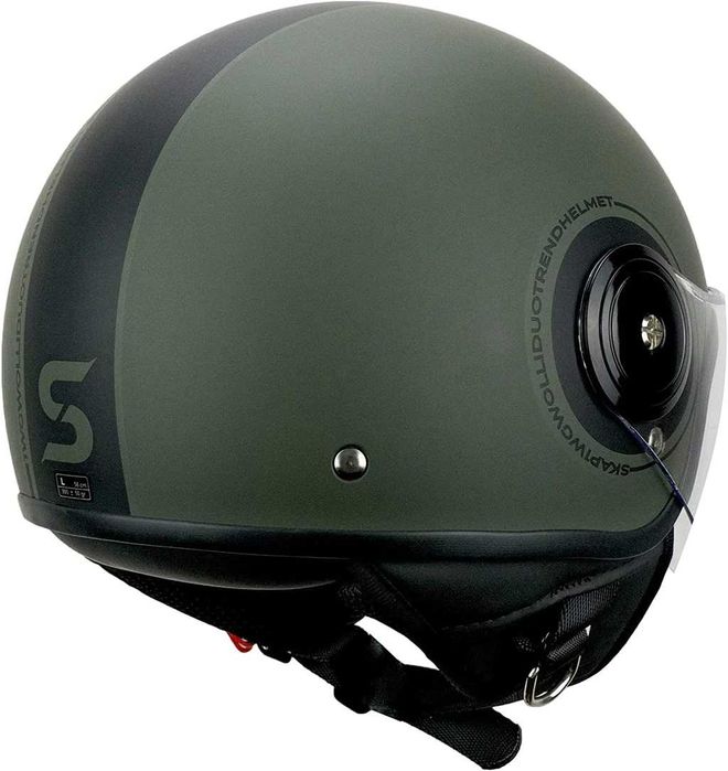 Мото каска SKA-P Demi Jet Wolli,размер М 57-58см.NEW