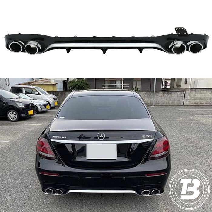 Difuzor Bara Spate cu Ornamente compatibil cu Mercedes E Class W213 E53 Design