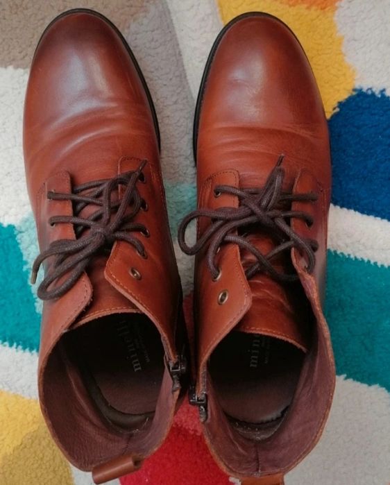 Ghete piele mărimea 43, 27.5 cm interior