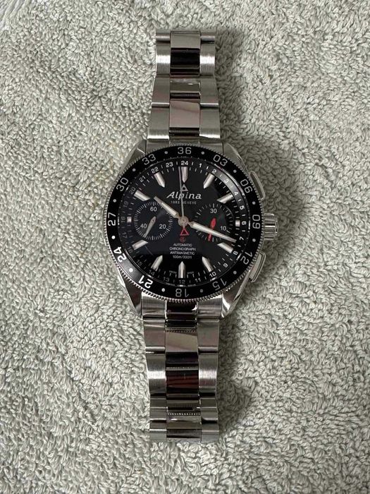 Автоматичен часовник ALPINA Alpiner 4 Gents Chronograph  AL-860B5AQ6B