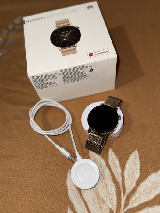 Ceas Huawei GT 3 Gold Milanese