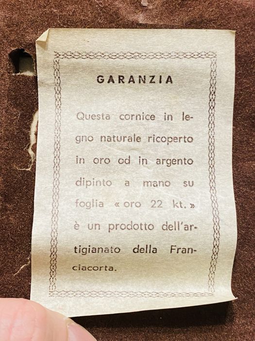 Vand tablou pictat pe foita de aue de 22k