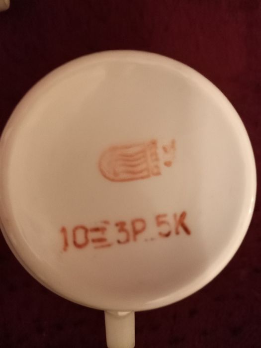 Чашки с блюдцами СССР.