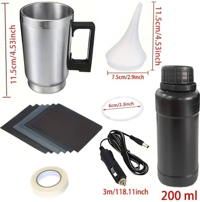 Комплект за химическо полиране на автомобилни фарове