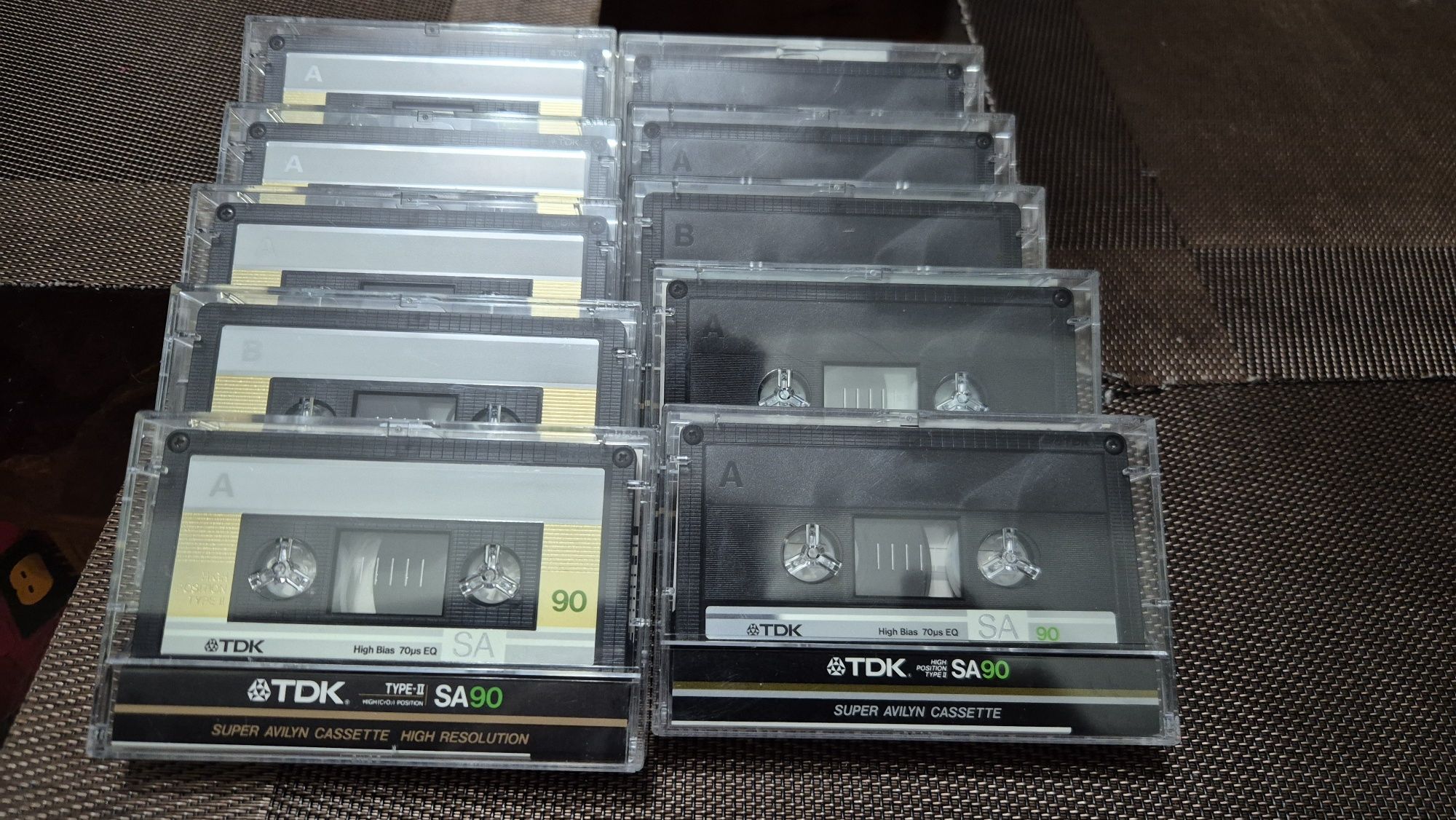 Кассеты TDK SA90 (Gold & Silver version)1987 г !! Цена 100$  за 10штук