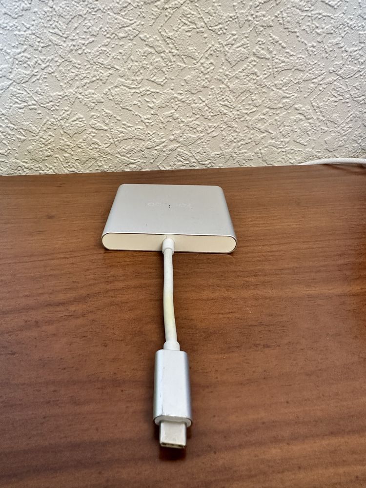 Адаптер Переходник USB-c на USB, HDMI, USB-c для Apple Macbook