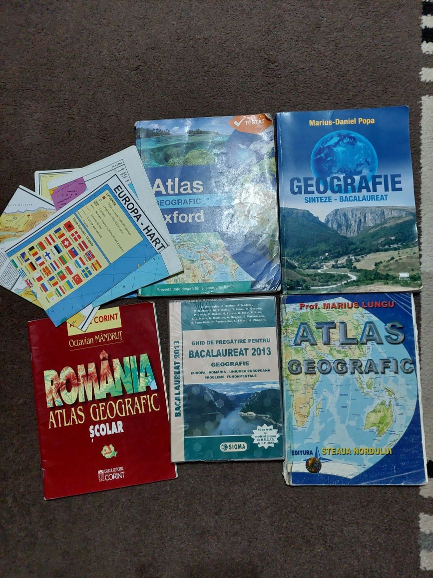 Atlase geografie si harti