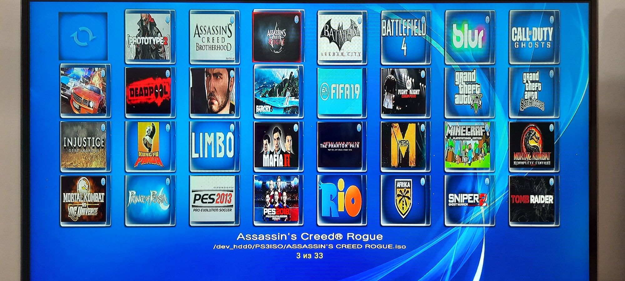 PlayStation 3 Slim 320GB (Джойстик 4та) (30та уйинлари бор)