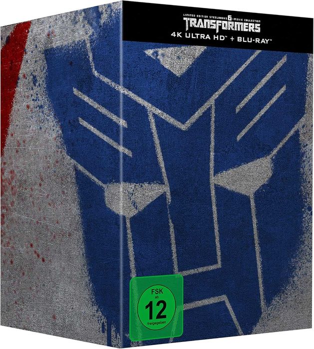 Transformers 6-Movie Collection Steelbook 4K UltraHD - Трансформърс 4К