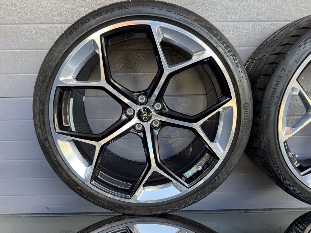 Jante Originale Audi RS6 RS7 4K C8 R22 echipate vara noi 285/30/22 noi