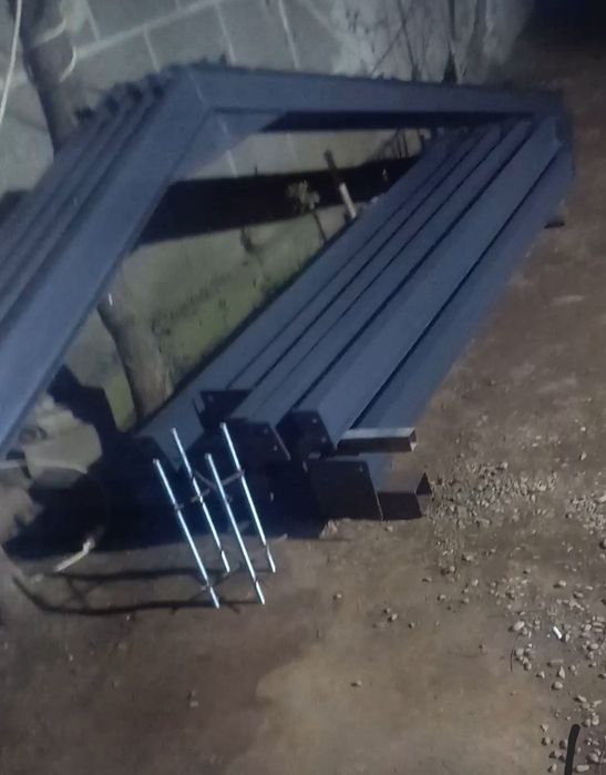 vând structura metalica 8 m cu 15 m cu 3 m