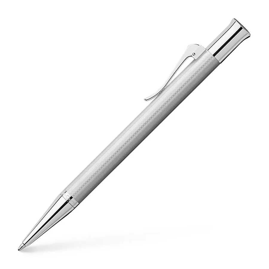 Graf von Faber-Castell Ballpoint pen Guilloche Rhodium plated